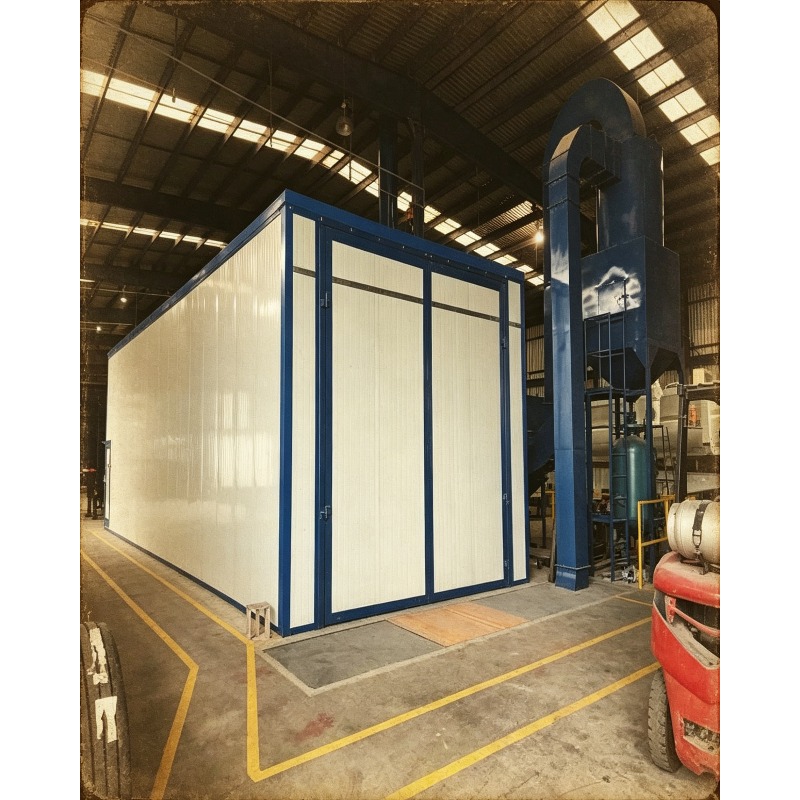 Sandblaster Cabinet - Cabina di Sabbiatura Industriale con Collettore
