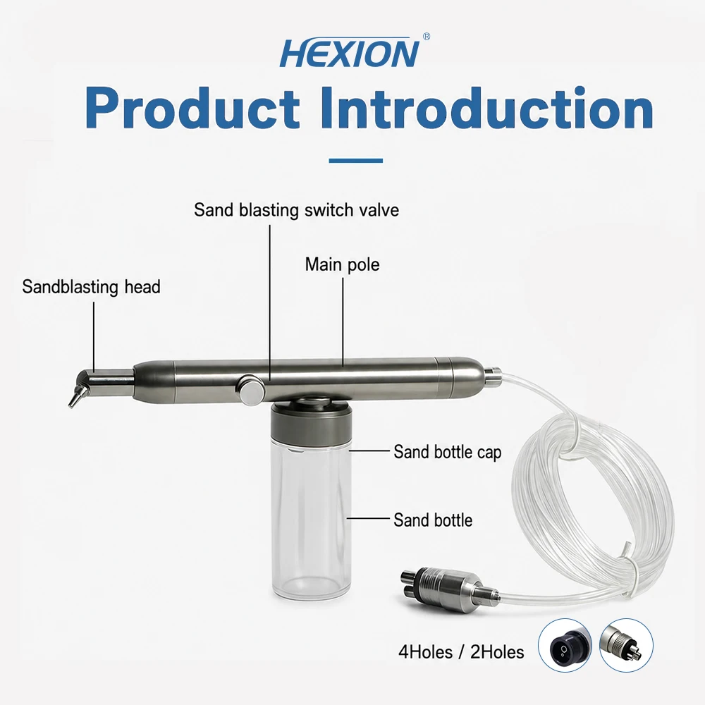 Sandblaster Cabinet - HEXION Micro Blaster in Ossido di