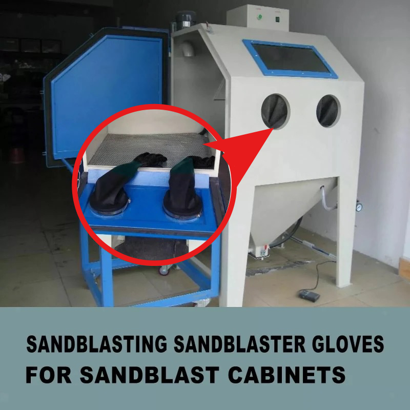 Sandblaster Cabinet - 1 paio di morsetti porta guanti