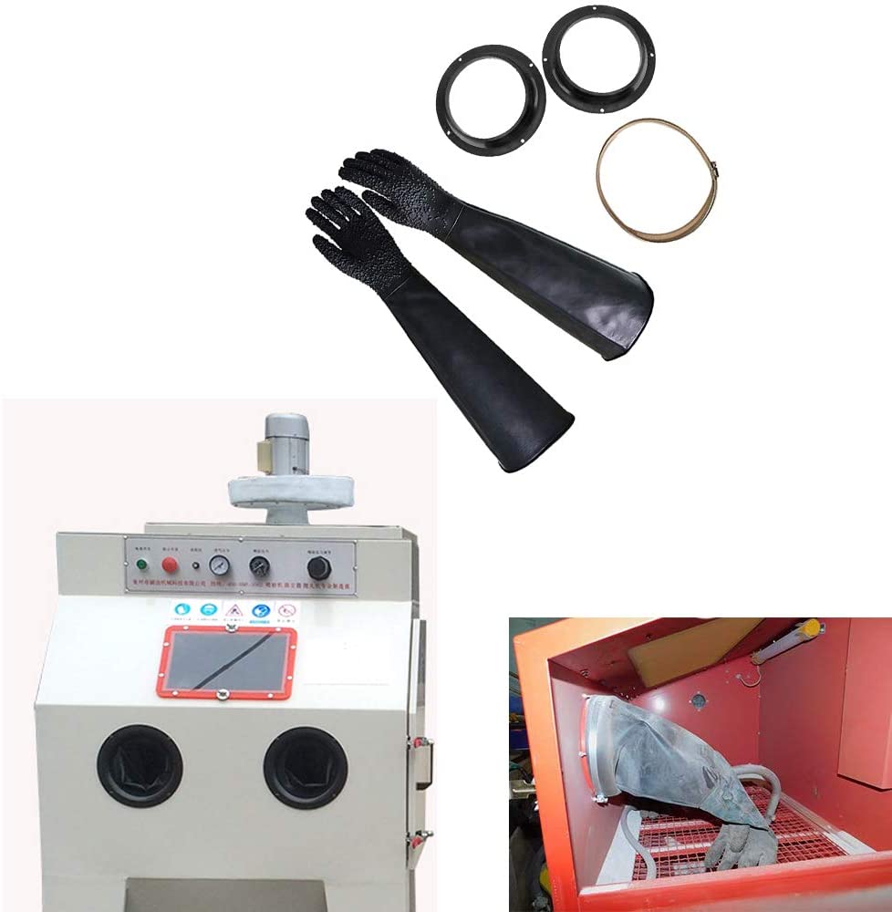 Sandblaster Cabinet - HOLDWIN guanti di sabbiatura a grana